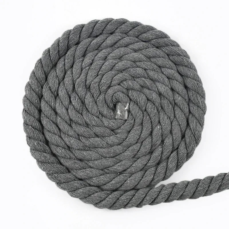Robuste 3-fach gedrehte Baumwollschnur für DIY und Nähprojekte
