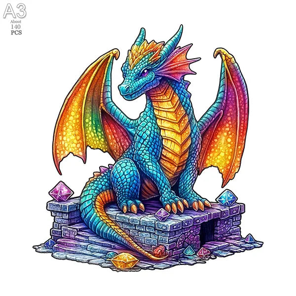 3D Holzpuzzle Tier Tiger und Hund für Kinder und Erwachsene