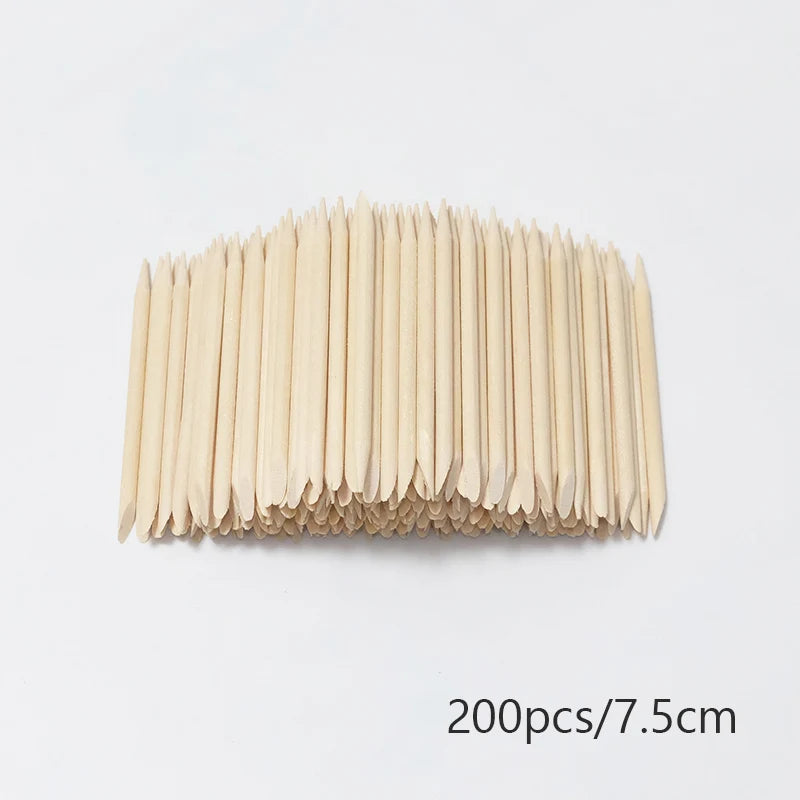 Vielseitige Holzstäbchen für Maniküre Pediküre und Nagelkunst