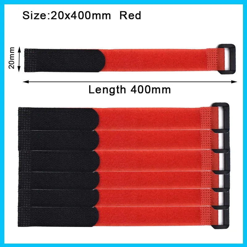Wiederverwendbare Kabelbinder aus Nylon 5/10 Stück verstellbar schwarz