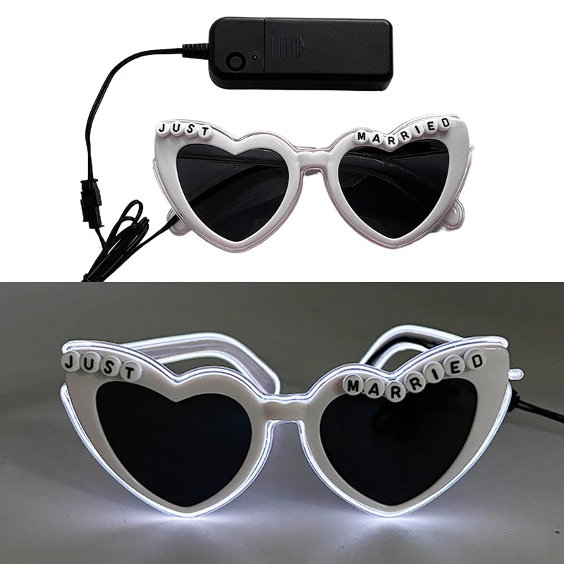 Vielseitige LED Partybrille mit Leuchtmodi für alle Feste