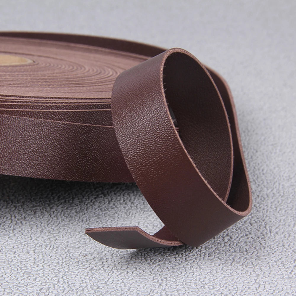 Bunte Kunstleder-Schmuckschnur 2 Meter, 10-25 mm breit für DIY Schmuck