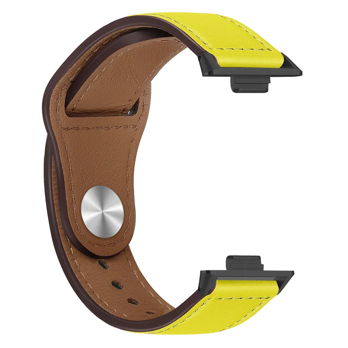 Elegantes Lederarmband für Smartwatch und Fitness Tracker-Yabubestshop