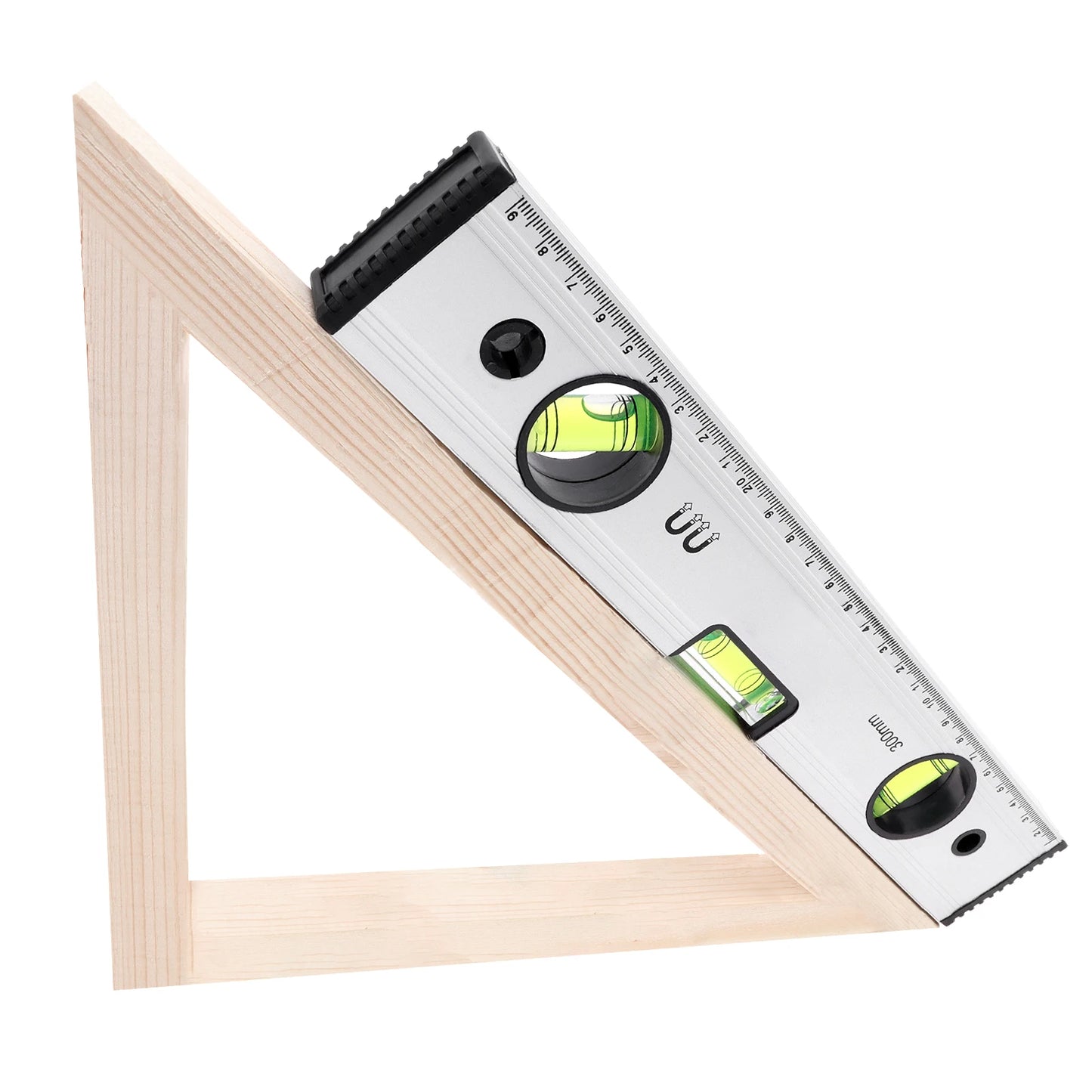 300mm Präzisions-Magnetmeter Aluminium Legierung mit Blister und Mm Skala