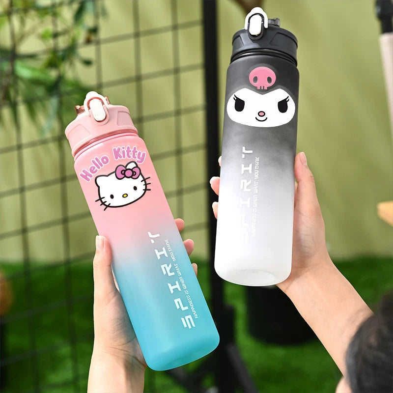 Sport Trinkflasche 800ml auslaufsicher für Fitness - Outdoor Reisen