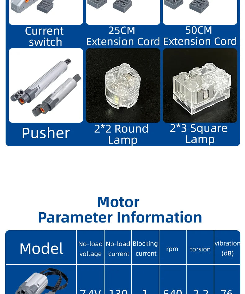Verbesserter Servo Motor für Technisches Bausteinspielzeug