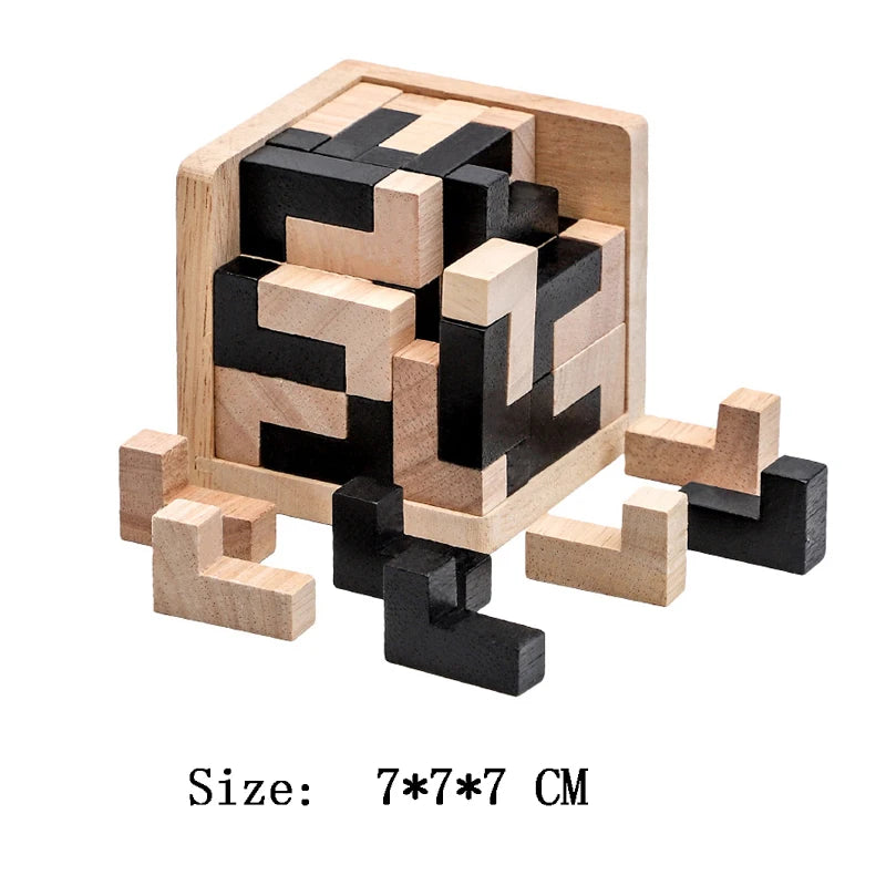 Holz 3D Puzzle Gehirn Spielzeug für Kinder und Erwachsene