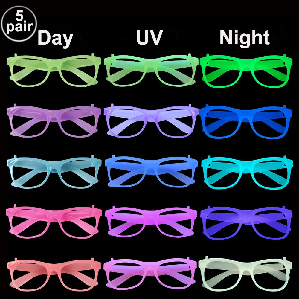 Neon Party Hüte für Erwachsene Leuchten unter UV Licht Effekt