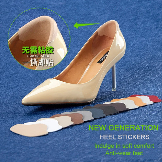 Fersenprotektor Reparatur Aufkleber 4 Stück Gepolstert Anti-Verschleiß