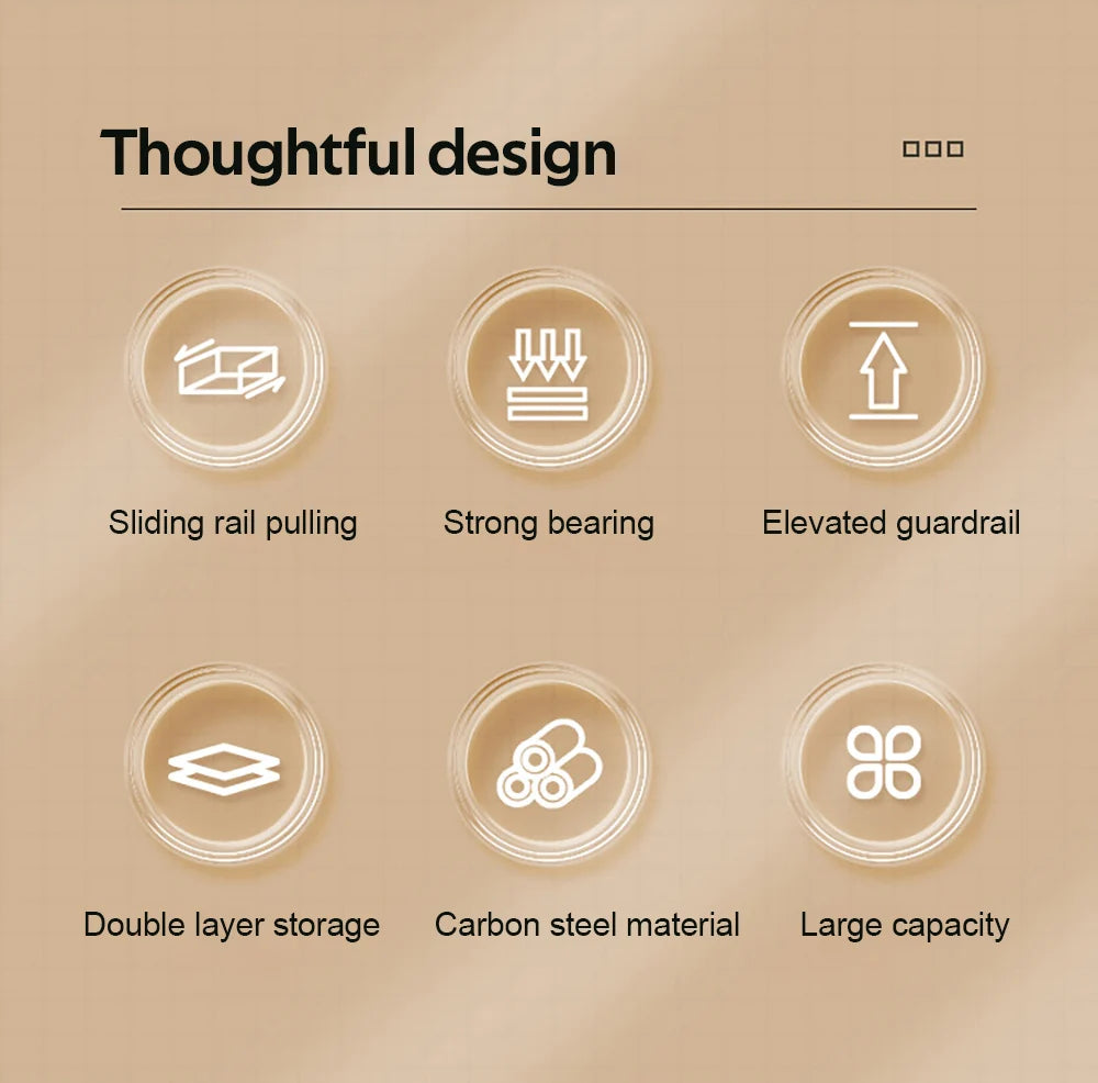 Premium Küchen Organizer für Gewürze und Flaschen-Yabubest - Home & More