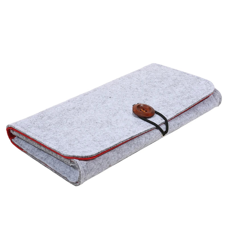 Schutzhülle aus Filz für mobile Geräte mit Fächerfach