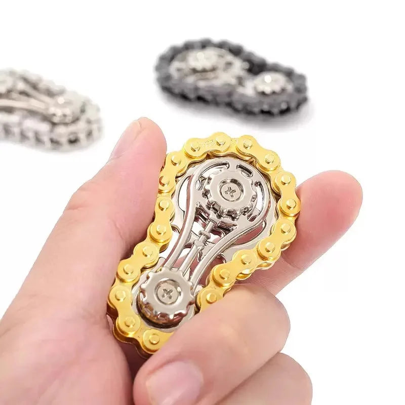Metall Fidget Spinner Schreibtischspielzeug Stress Relief Zahnräder