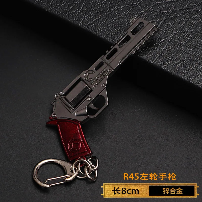 Spielzeugpistole Schlüsselanhänger aus Metall als Geschenk für Männer Jungen