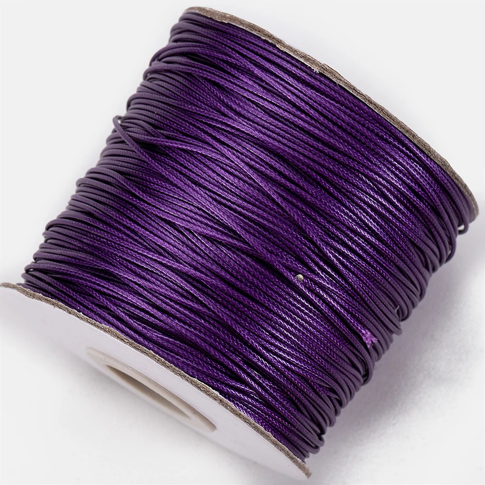 Rundes gewachstes Baumwollband für DIY Schmuck Bastelprojekte