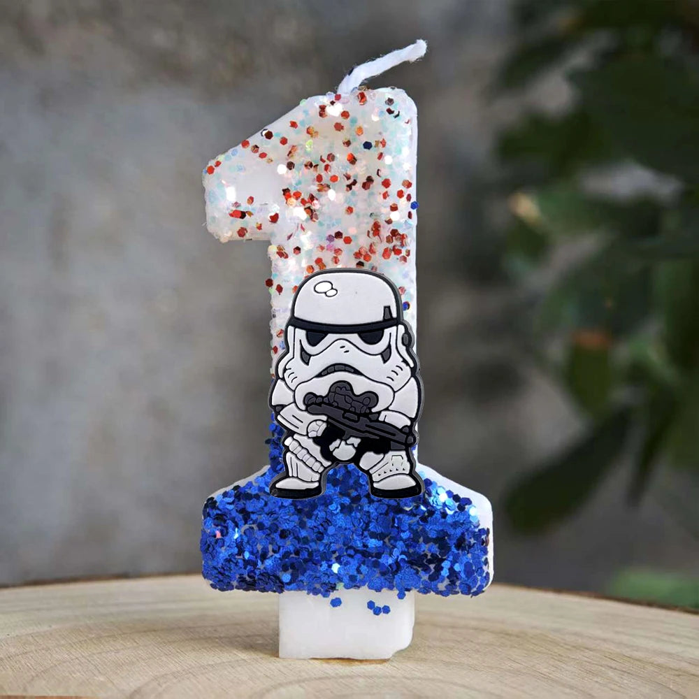 Thematische Geburtstagskerzen Zahlen für Partydekoration und Geschenke