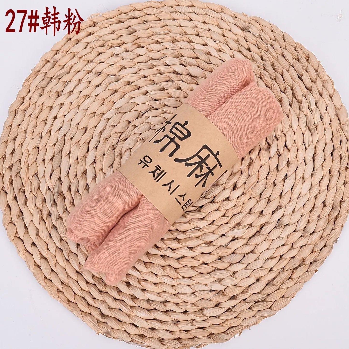 Damen Schal Baumwolle Leinen lang 90x180cm uni zart weich vielseitig