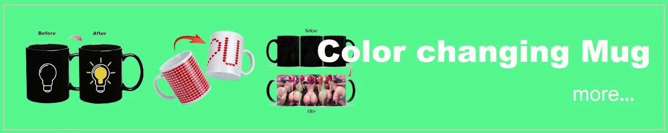 Personalisierbare Keramik Kaffeetasse mit Farbwechsel und Foto-Yabubest - Home & More