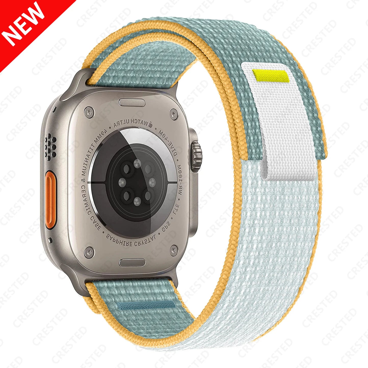 Nylon Trail-Loop Armband kompatibel für Smartwatches 38-49 mm Unisex