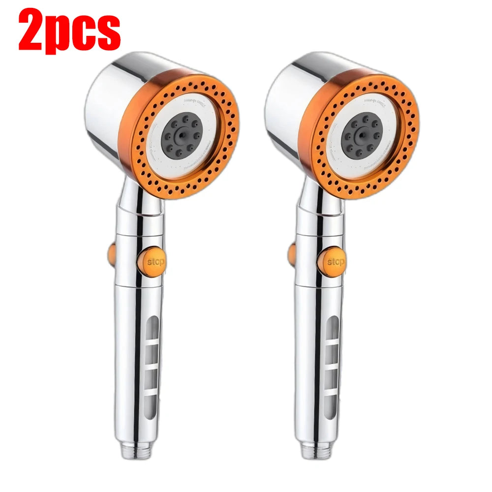 5-Modi Wasserspar Duschkopf mit Filter und hohem Durchfluss