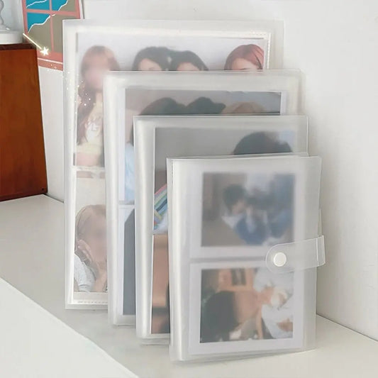 Transparentes PVC Fotoalbum für 80/160 Karten 3-6 Zoll Idol Star Sammlung