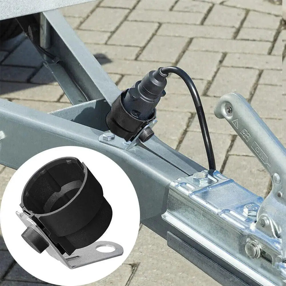 Universeller Anhängerstecker Halter wetterfest für 7 und 13-Pin