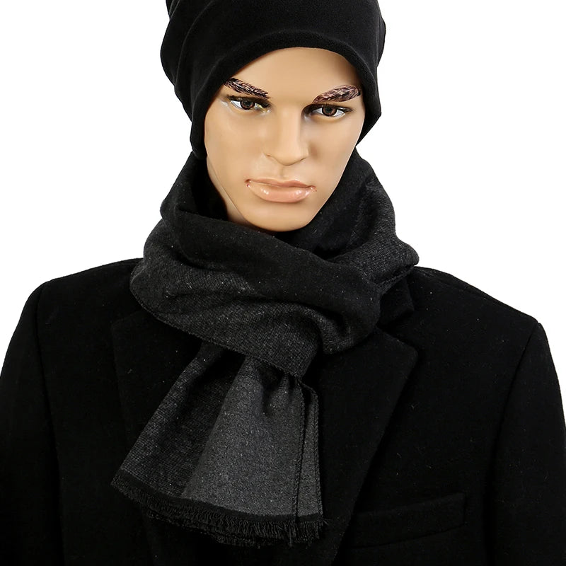 Vielseitiger Herren Schal aus Polyester mit Karo-Print für Reisen