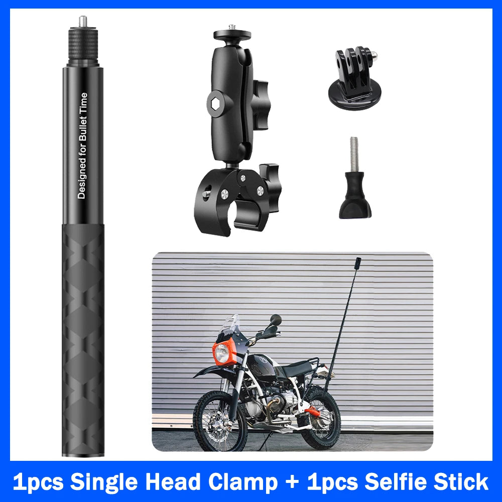 Praktischer Motorradhalter für Action Kameras