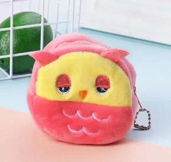 Kompakte Reißverschluss Geldbörse mit Schlüsselanhänger für Kleinigkeiten