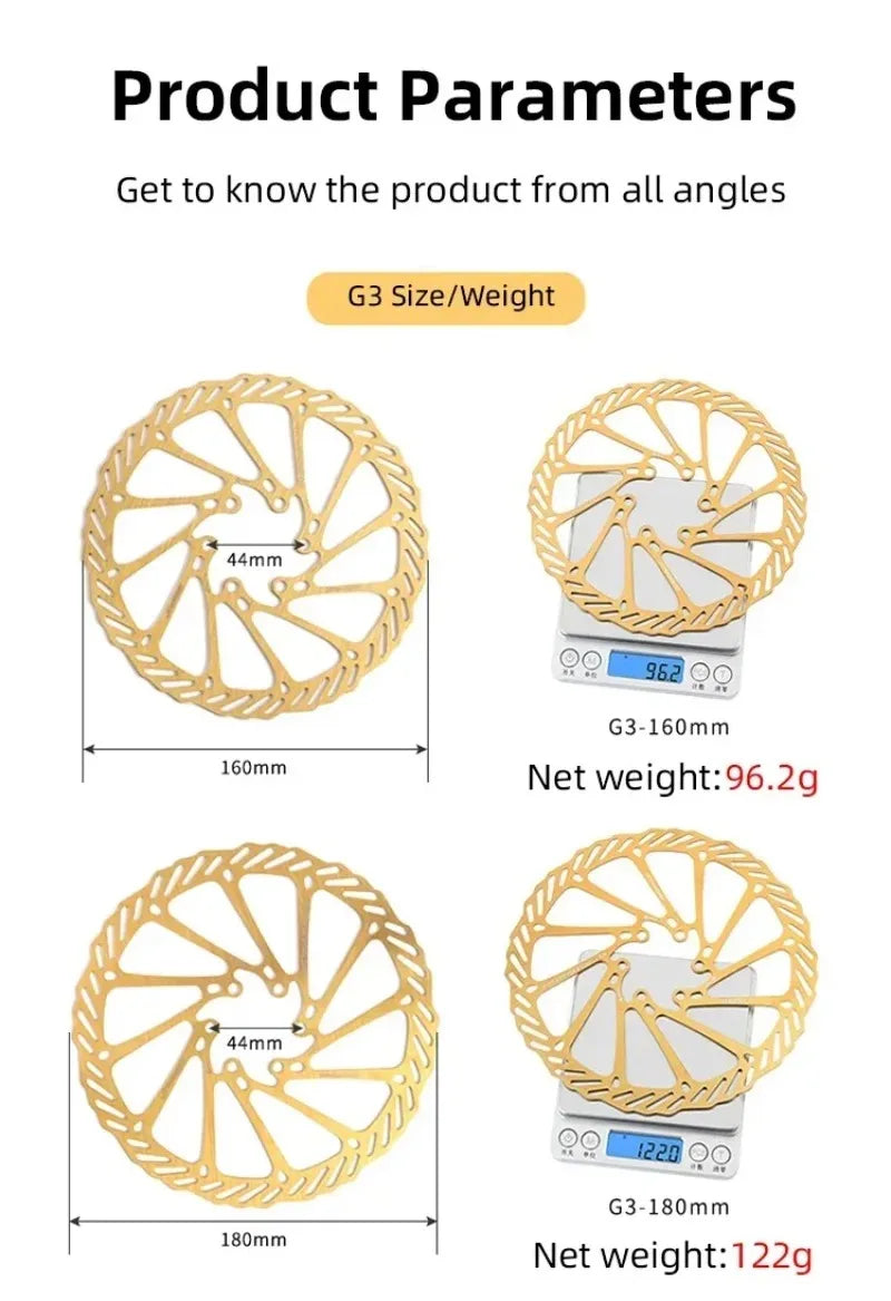 Ultraleichte Fahrrad Scheibenbremsscheibe für MTB und Rennrad