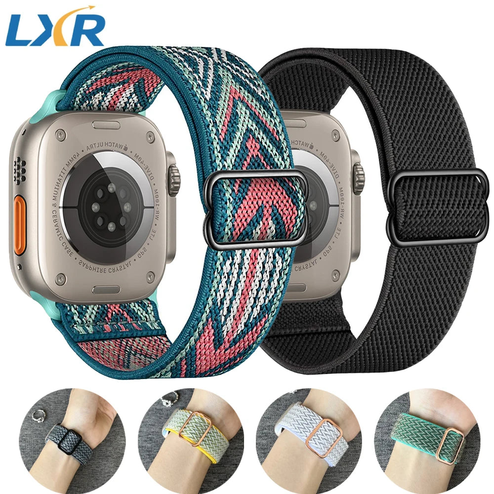 Elastisches Nylonarmband für Smartwatches mit hoher Passgenauigkeit