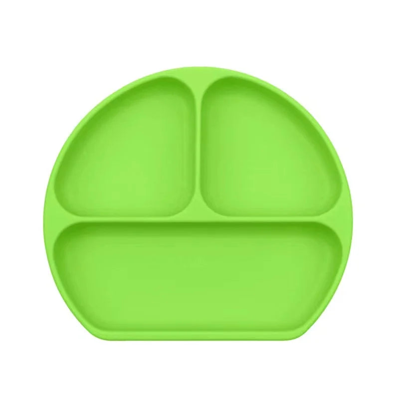 Baby Saugplatte aus Silikon mit Saugnapf spülmaschinen- und mikrowellengeeignet