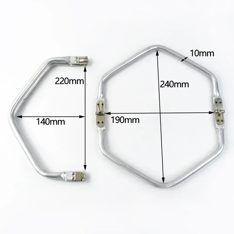 Metall Kuss Verschluss Geldbörse Rahmen Wolke Tasche Griff 1-5Pcs-Yabubest - Home & More