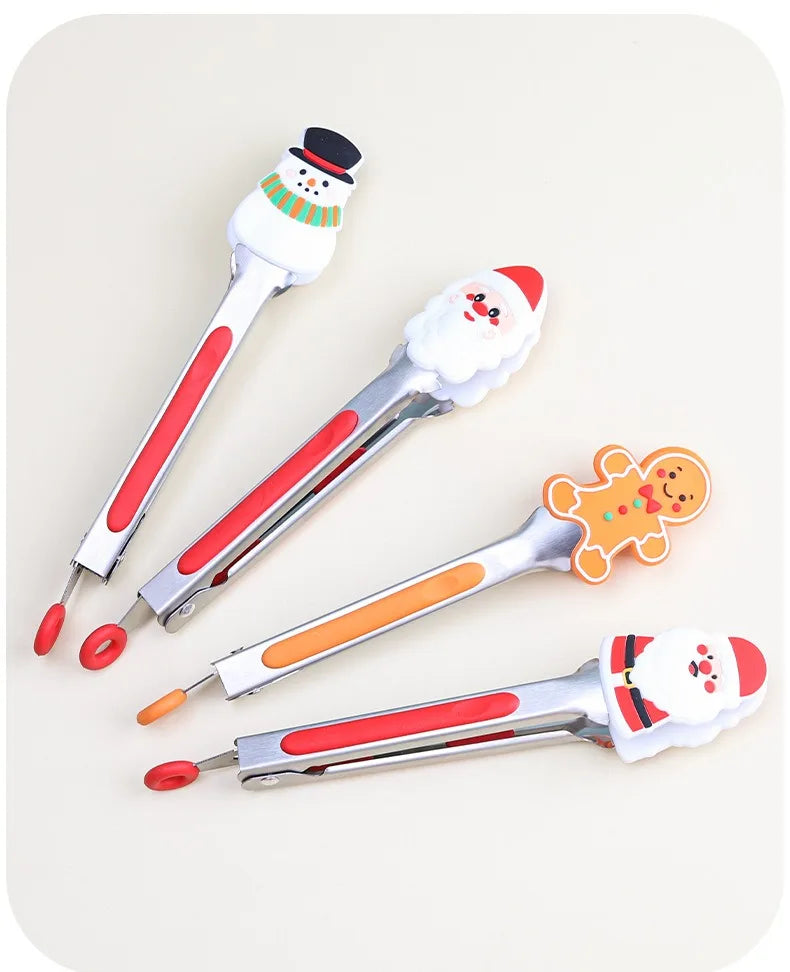 7 Zoll Edelstahl Lebensmittelklammer mit Silikon multifunktional