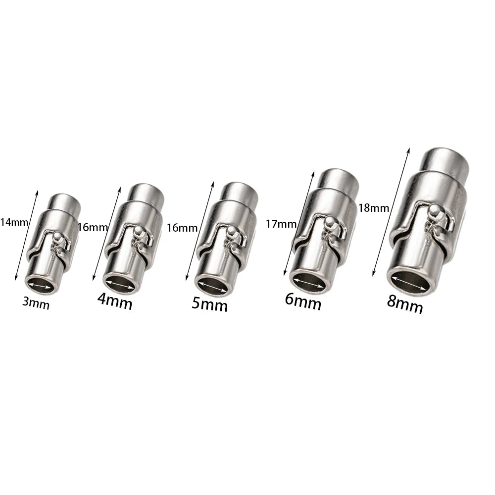 5 Stück magnetische Verschlüsse für Lederarmband Kordel-Endkappen-Yabubest - Home & More