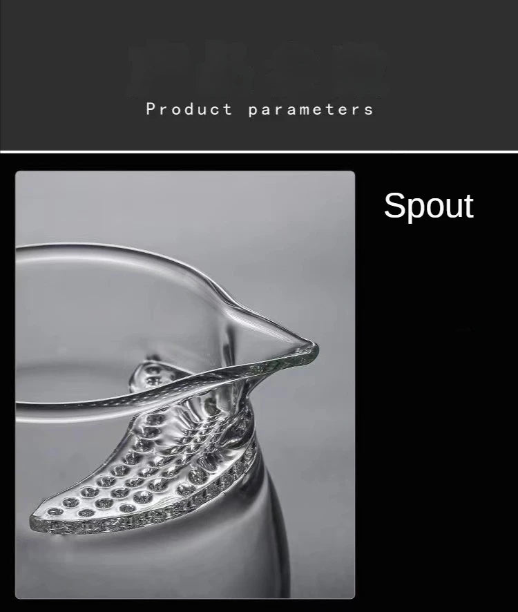 Verdickte Glas Teetasse mit hitzebeständigem Silikongriff und integriertem Teefilter