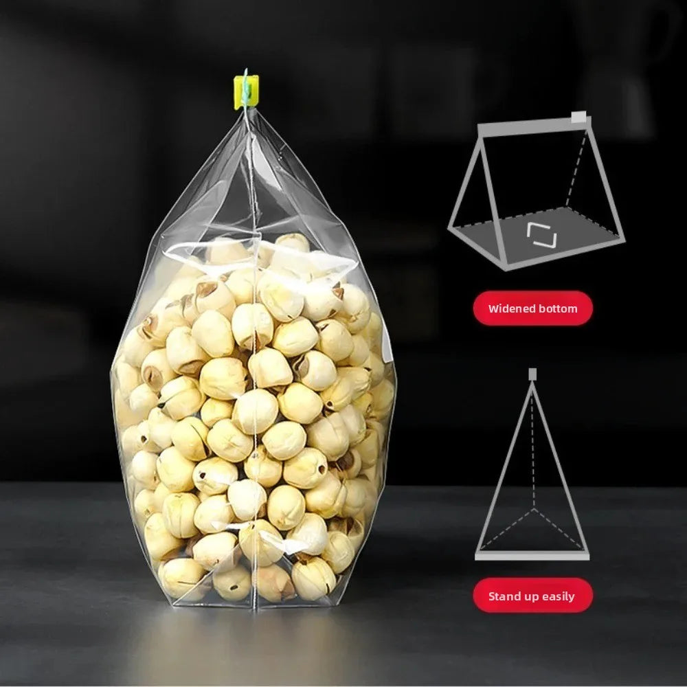 45PCS Wiederverwendbare Silikon Lebensmittel Taschen Auslaufsicher Küche