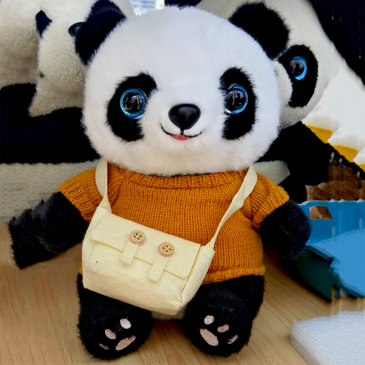 20 Stück Sicherheitsaugen Kunststoff Glitter Mix Größen für Amigurumi
