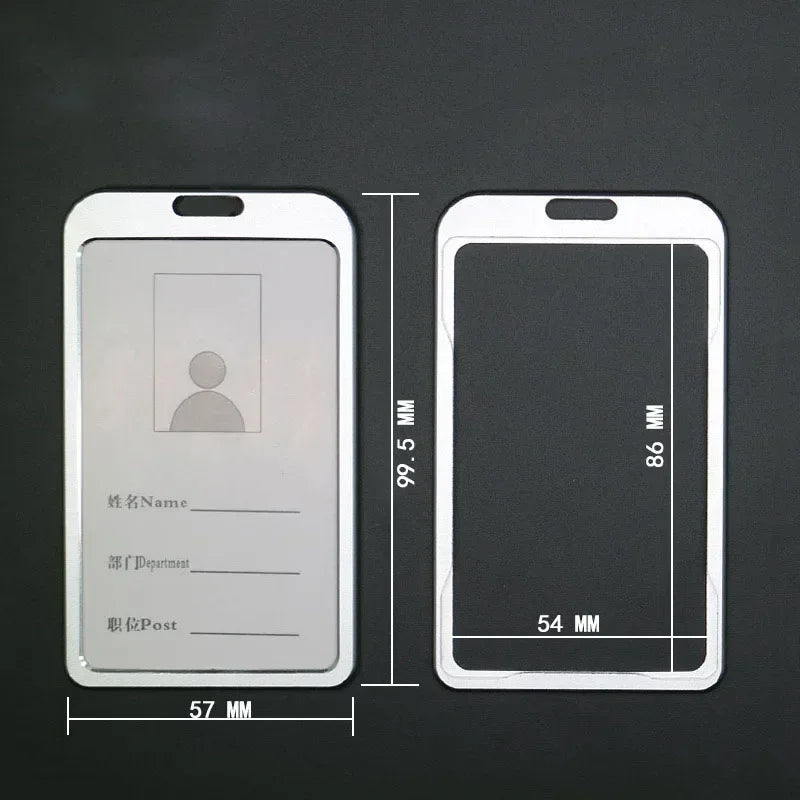 Robuster Kreditkartenhalter aus Aluminium für sichere ID Karten