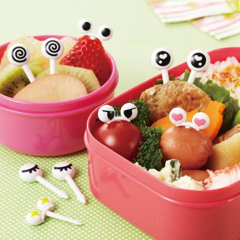 Mini Spieße Obst Picks Cartoon Bento Box Gabeln 10 30 50 Stück