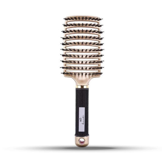 Naturbürste mit Wildschweinborsten und Nylonspitzen für sanfte Haarpflege