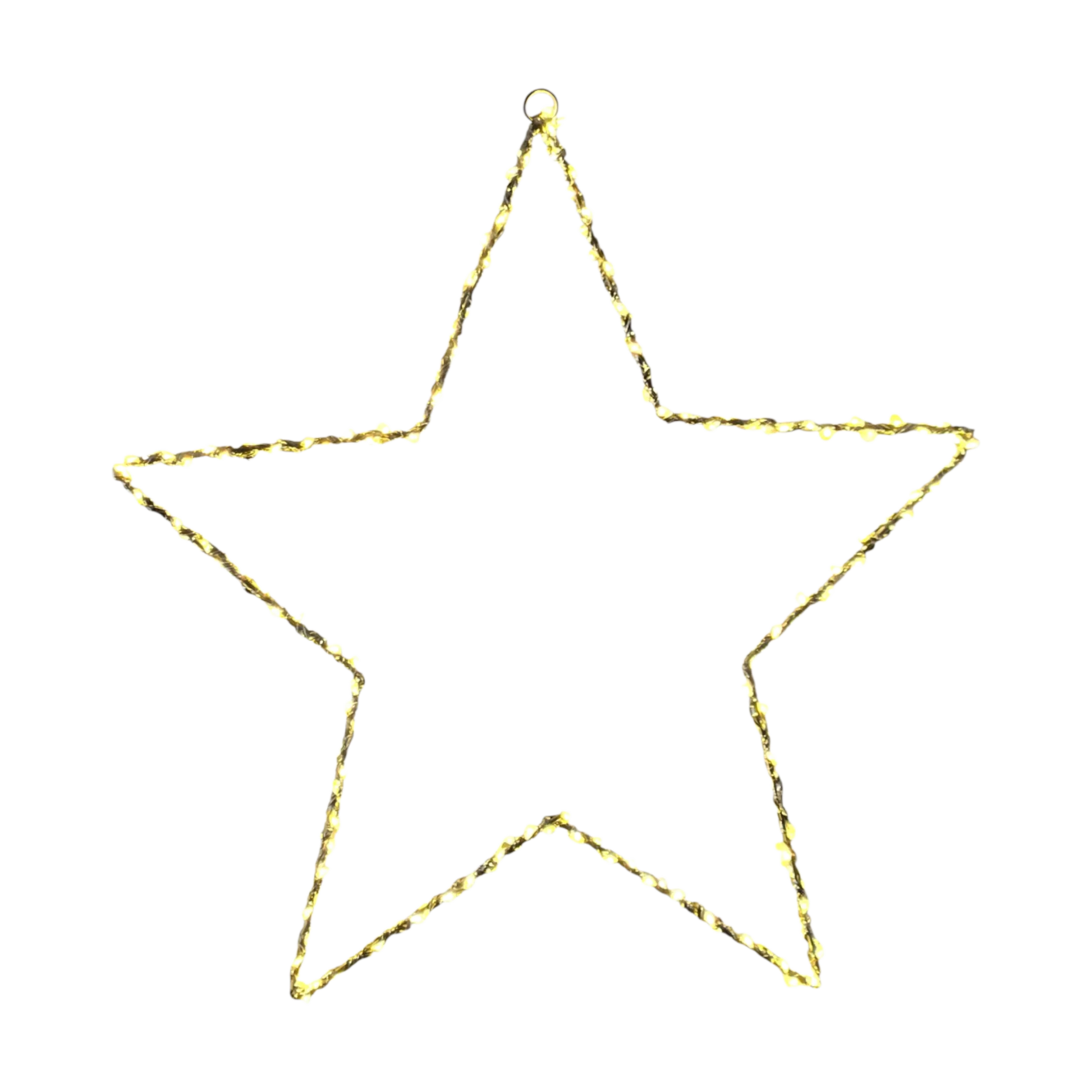 Weihnachtsstern Weihnachtsbeleuchtung XXL 50 cm 150 LED Stern Timer Batterie