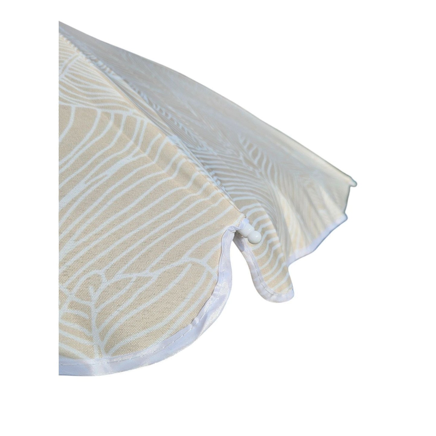 Flexibler Sonnenschirm mit UV Schutz 30 und Blätter Muster