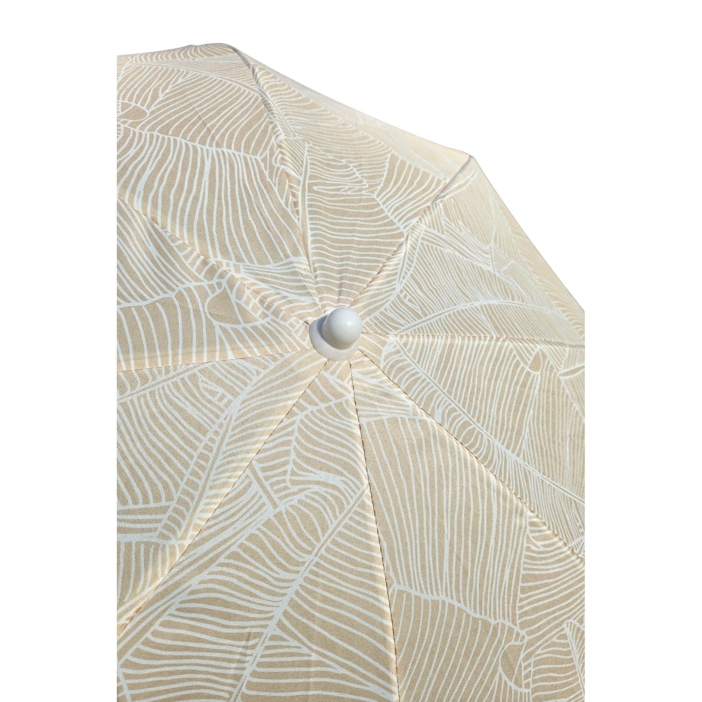 Flexibler Sonnenschirm mit UV Schutz 30 und Blätter Muster