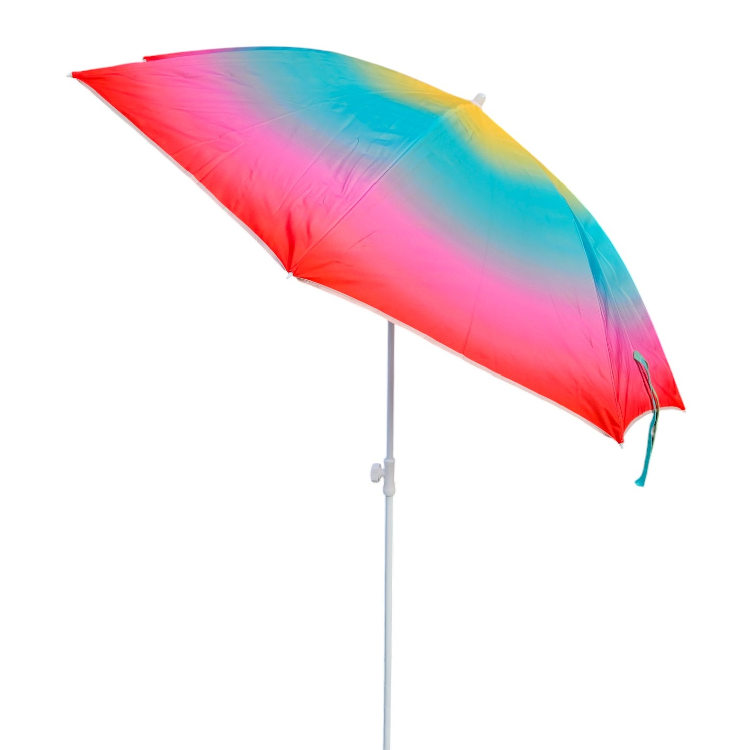 Bunter Sonnenschirm mit UV Schutz 50 Plus und 155 cm Durchmesser