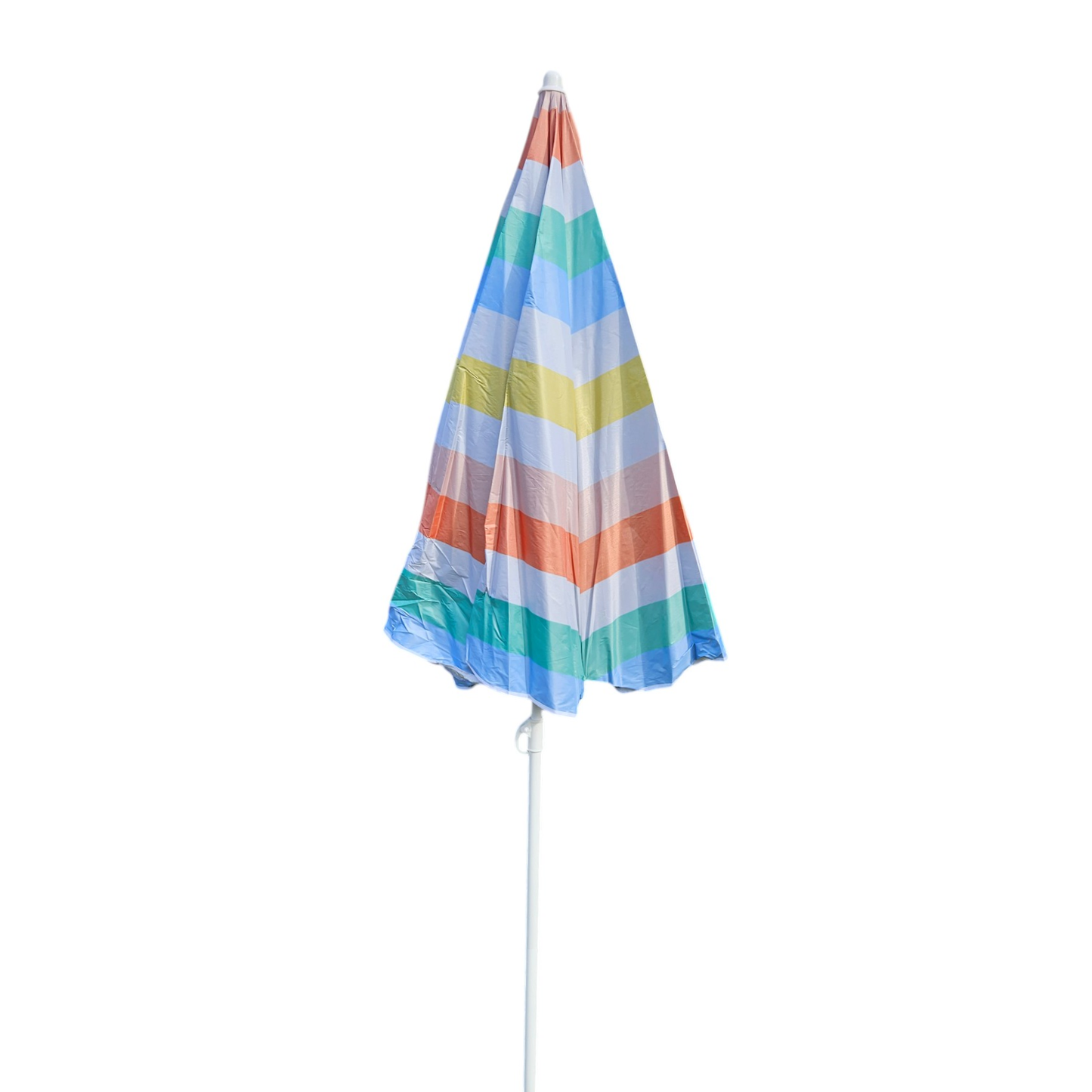 Bunter Sonnenschirm mit UV Schutz 30 Gestreift 155 cm