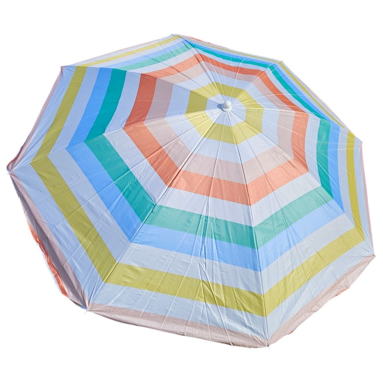 Bunter Sonnenschirm mit UV Schutz 30 Gestreift 155 cm