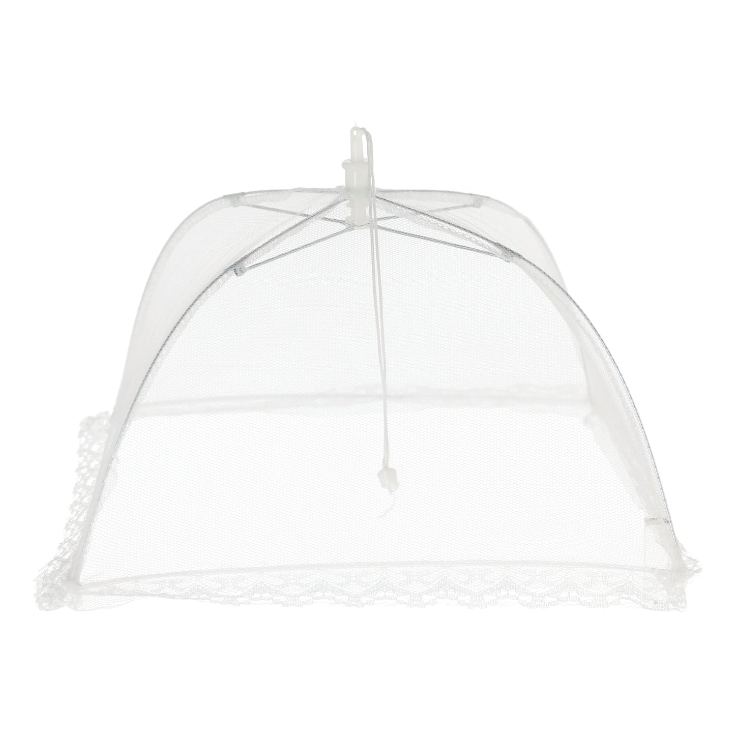 Speisehaube Abdeckhaube Fliegenhaube weiß 2er Set 30x30 cm Zusammenfaltbar