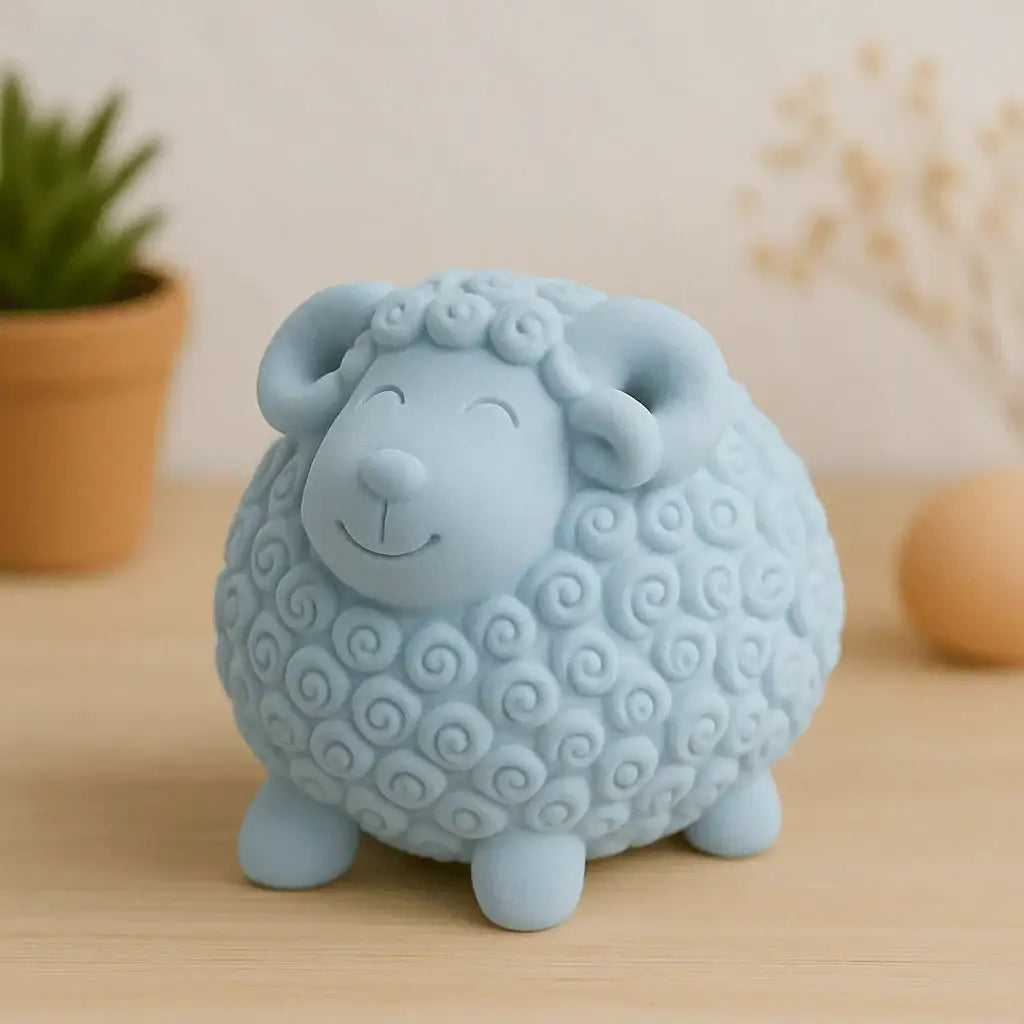 Handgefertigte Dekoschafe als liebevolles Geschenk und Frühlingsdeko