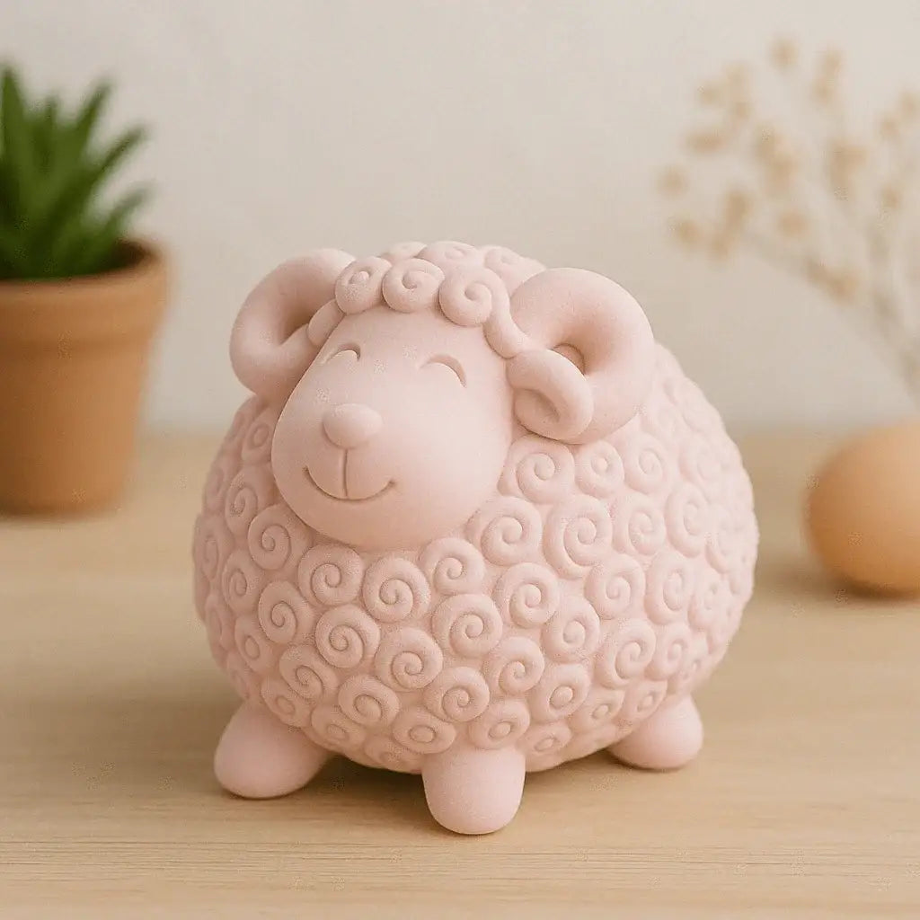 Handgefertigte Dekoschafe als liebevolles Geschenk und Frühlingsdeko