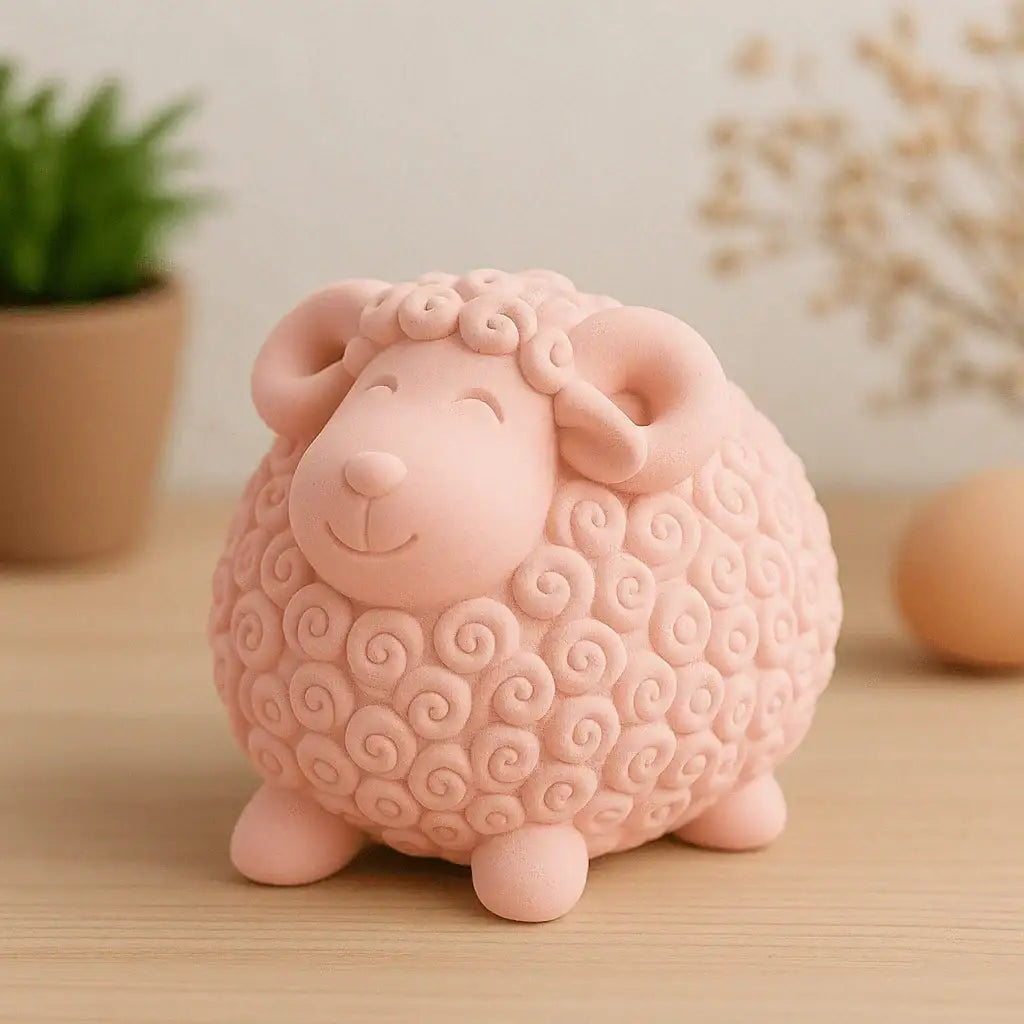 Handgefertigte Dekoschafe als liebevolles Geschenk und Frühlingsdeko